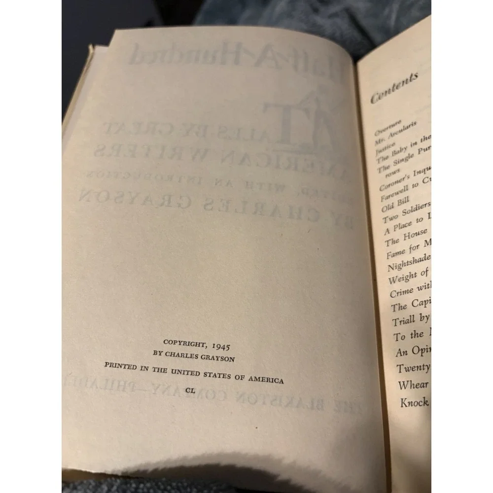 Half-A-Hundred‎ Tales by Great American Writers - 1945 - Vintage
